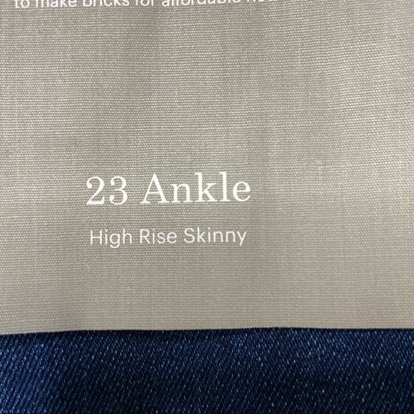 NWT Everlane High Rise Skinny Stretch Ankle Jeans Sz 23 - Picture 6 of 12